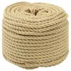 vidaXL Konopac za čamce 8 mm 250 m Prirodna