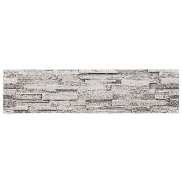 vidaXL Zidne panele 10 pcs Svijetlo siva 100 x 25 cm EPS pjena