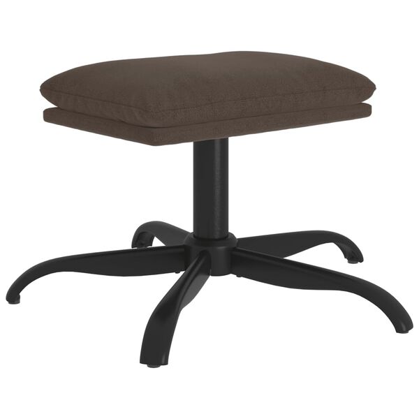 vidaXL Tabure tamnosivi 60x60x36 cm od mikrovlakana