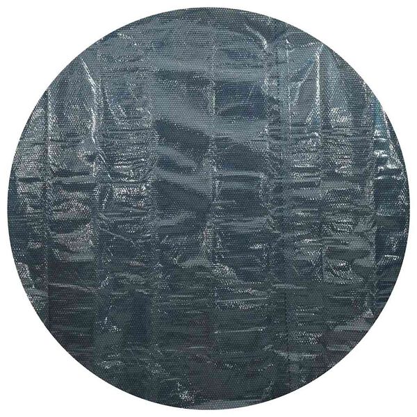 vidaXL Plutajući PE solarni pokrov za bazen 300 cm crno-plavi