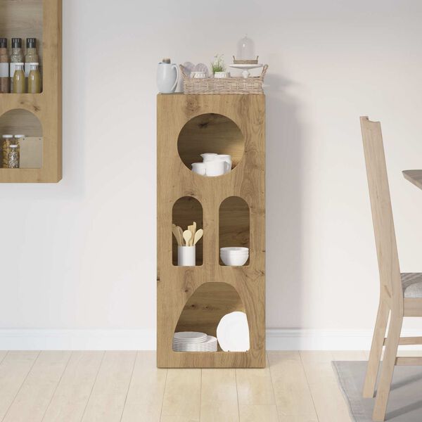 vidaXL Kreveta Umjetnički hrast 40 x 35 x 100.5 cm Konstruirano drvo