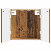 vidaXL Kabinet za mete ZWOLLE Staro drvo 52,5 x 10,5 x 57,5 cm