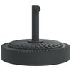 vidaXL Baza suncobrana za stupove &Oslash; 38/48 mm 25 kg okrugla