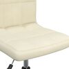 3087666 vidaXL Swivel Dining Chairs 4 pcs Cream Velvet (334428&times;2)