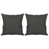 vidaXL Ukrasni jastuci 2 kom tamnosivi 40 x 40 cm od mikrovlakana