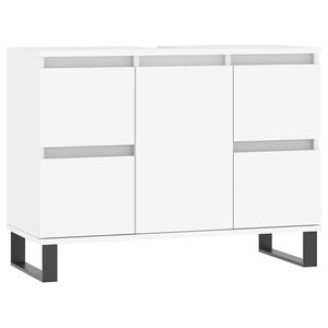 vidaXL Kupaonski ormarić bijeli 80 x 33 x 60 cm od konstruiranog drva