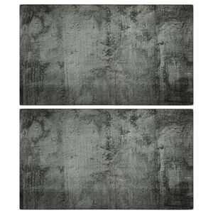 vidaXL Daske za rezanje 2 kom s betonskim uzorkom od kaljenog stakla