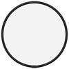 vidaXL Zidno ogledalo crno Ø 20 cm okruglo