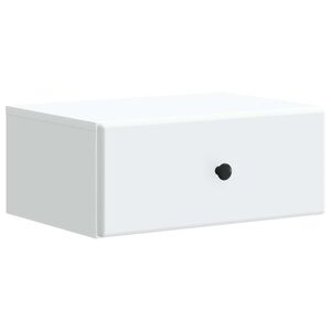 vidaXL Noćni ormarić za montažu na zid Zidne Bijela 49 x 34,5 x 20 cm
