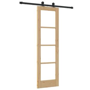 vidaXL Klizna vrata ORKDAL Prirodna 61 x 198,5 cm
