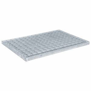 vidaXL Re&scaron;etka Srebrno 50 x 35 x 2 cm Vruće pocinčani čelik
