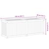 vidaXL Vrtna kutija 150 x 50 x 55 cm od masivne tikovine