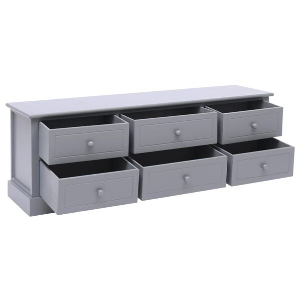 vidaXL Klupa za hodnik tamnosiva 115 x 30 x 40 cm drvena