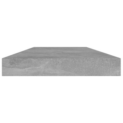vidaXL Police za knjige 4 kom siva boja betona 40x10x1,5 cm od iverice