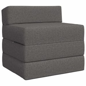 vidaXL Sofa na razvlačenje Svjetlosiva 70 x 60 x 63 cm Tkanina