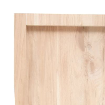 vidaXL Kupaonska radna ploča 100x60x(2-4) cm netretirano masivno drvo