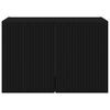 vidaXL TV zidni ormar Zidne Crna 59,5 x 31 x 40 cm Konstruirano drvo