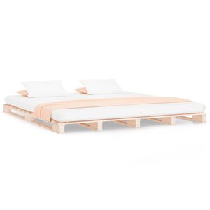 vidaXL Krevet od paleta 180x200 cm masivna borovina veliki bračni