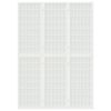 vidaXL Sklopiva sobna pregrada 3 panela japanski stil 120x170cm bijela