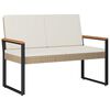vidaXL Vanjska klupa 2 -Seater 107 x 61 x 80 cm poliratan Pravokutni