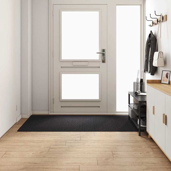 vidaXL Tepih trkač Antracit 100 x 200 cm 100% Polipropilen