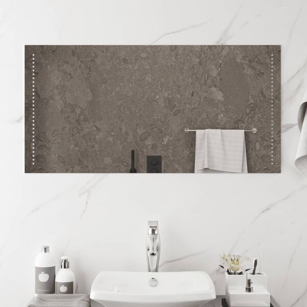 vidaXL LED kupaonsko ogledalo 50x100 cm