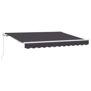 vidaXL Povlačivi tende Antracit 300 x 200 cm tkanina