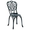 vidaXL Bistro set za vrt 3 pcs Zelena Aluminij