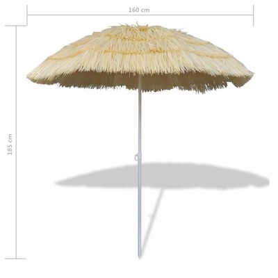 Nagibni kišobran za plažu u havajskskom stilu