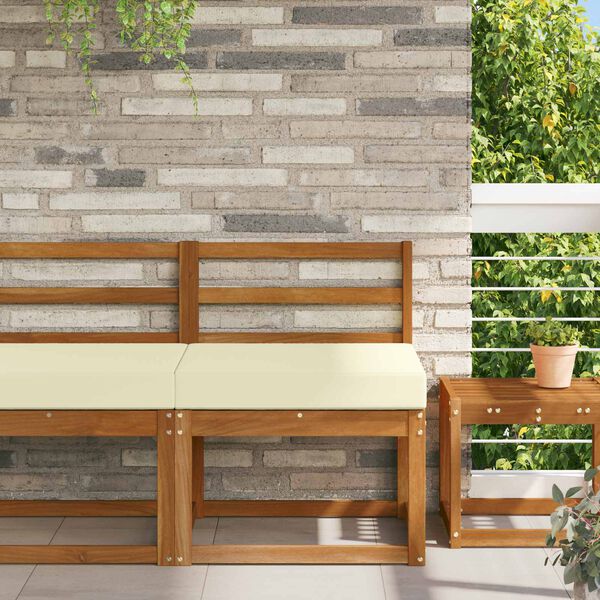 vidaXL Jastuk za vanjsku sofU Krema 60 x 60 x 8 cm Poliester