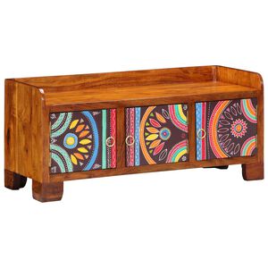 vidaXL Ormar za cipele &Scaron;areni 90 x 35 x 40 cm Čvrsto drvo akacije