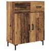 vidaXL Highboard Staro drvo 69,5 x 34 x 180 cm Konstruirano drvo