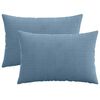 vidaXL Presvlaka za jastuk 2 pcs HEERLEN Plava 30 x 50 cm Kord