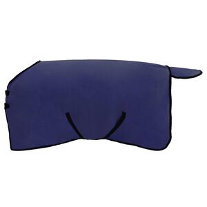 vidaXL Pokrivač za konje Mornarsko plava 75 cm Poliester Fleece