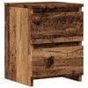 vidaXL Noćni ormarić boja starog drva 30x30x40 cm konstruirano drvo