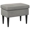vidaXL Stolica za noge Svjetlosiva 55 x 35 x 41 cm Bar&scaron;un