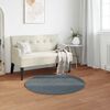vidaXL Faux Rabbit Fur Rug Olite Antracit &Oslash; 120 cm Poliester