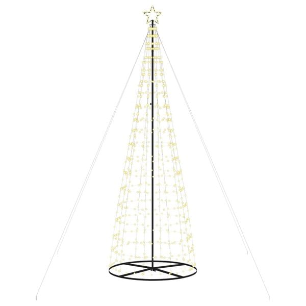 vidaXL LED božićno drvce 570 LED dioda toplo bijela 300 cm