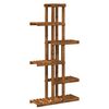 vidaXL Stalak za biljke Prirodna 68 x 23,5 x 140 cm