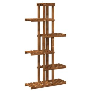 vidaXL Stalak za biljke Prirodna 68 x 23,5 x 140 cm