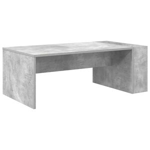 vidaXL Kava Stol Betonski sivi 95 x 50 x 34 cm Konstruirano drvo