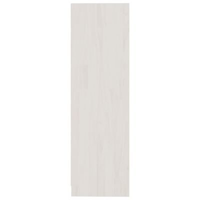 vidaXL Ormarić za knjige / pregrada bijeli 104x33,5x110 cm od borovine