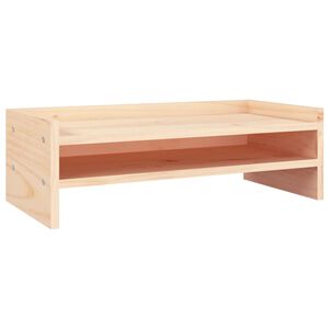 vidaXL Stalak za monitor 50 x 24 x 16 cm od masivne borovine