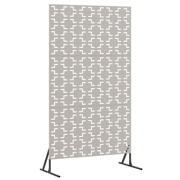 vidaXL Zaslon za privatnost Siva 100 x 50 x 180 cm