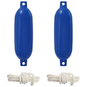 vidaXL Odbojnici za čamce 2 kom. &Oslash; 14 x 50 cm Plava PVC