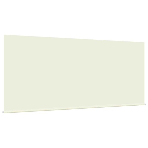 vidaXL Skrovita tenda Krema 300 x 250 cm Poliester i aluminij