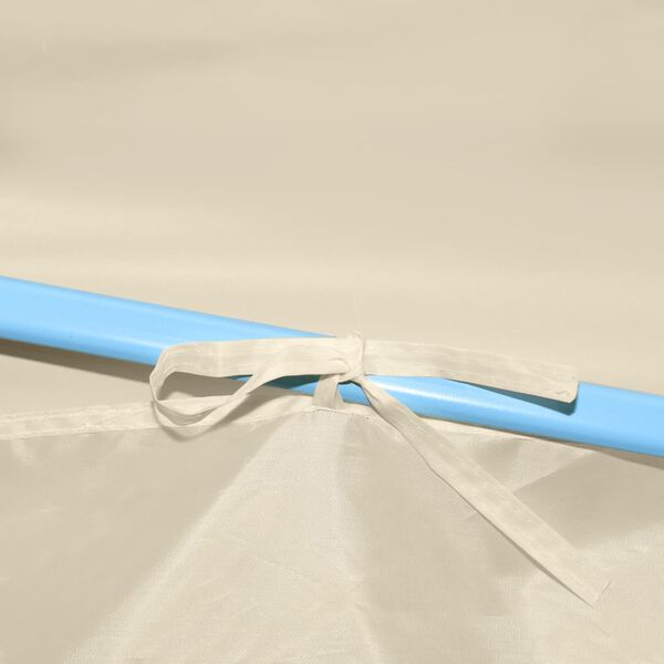 vidaXL Sklopivi šator za zabave s 5 bočnih zidova 3 x 9 m krem