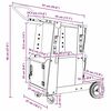 vidaXL Kolica za zavarivanje Crna 91 x 47 x 96 cm Čelik