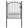 vidaXL Vrata ograde s bodljama EMMEN 100 x 125 cm