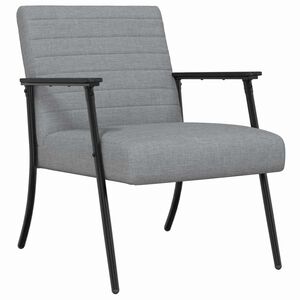 vidaXL fotelja Svijetlo siva 59 x 75 x 78 cm tkanina